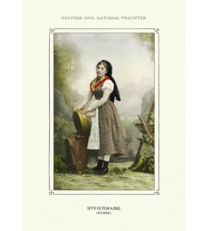 Steiermark Aussee K & K Trachten Löwy Frau
