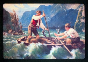 Tischset Untersetzer Wilderer "Königssee"