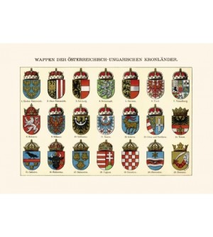 Wappen Österreichischen Ungarischen Kronländer