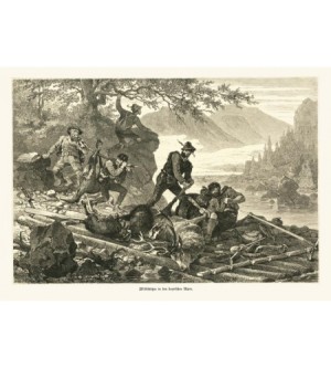 Wildschützen in den bayrischen Alpen