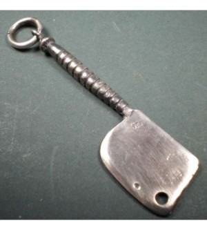 hat pin - butcher ax