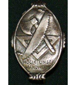 HUTANSTECKER HOCH UNSER HANDWERK