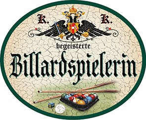 Billardspielerin +