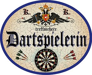 Dartspielerin +