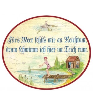 Fürs Meer fehlts mir an Reichtum