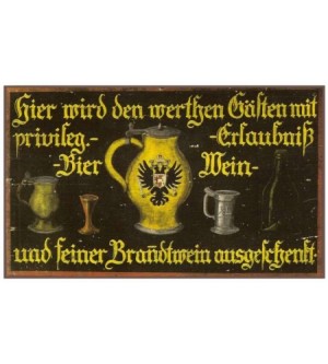 Hier wird den werthen Gästen