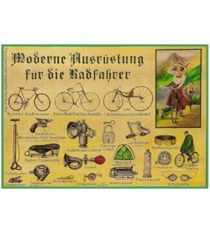 Moderne Ausruestung fuer den Radfahrer