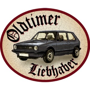 Oldtimer Liebhaber Golf schwarz +
