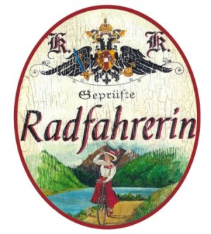 Radfahrerin