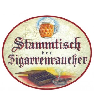 Stammtisch Zigarrenraucher