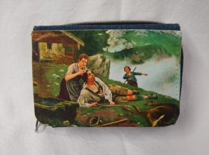 Geldtasche "Verfolgter Wilddieb"