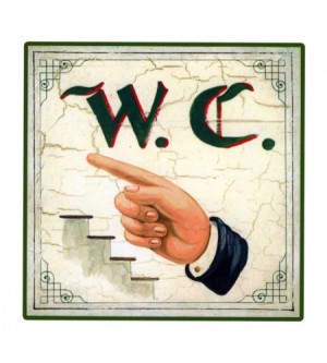 WC - Hand oben links