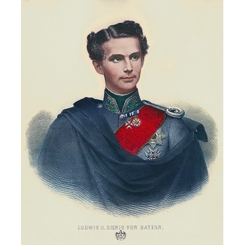 König Ludwig II. Portrait 