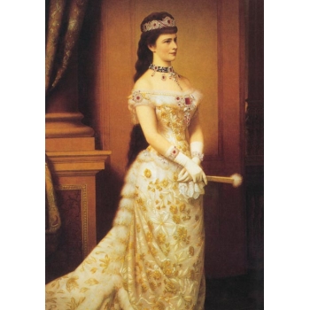 Elisabeth Kaiserin von Österreich Ballkleid 1878