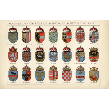 Wappen Österreichischen Ungarischen Kronländer