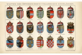 Wappen Österreichischen Ungarischen Kronländer