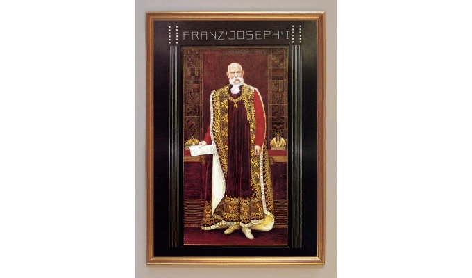 Kaiser Fanz Joseph I Leinwand