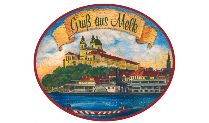 Gruss aus Melk Kirche