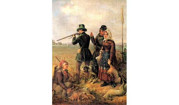 Treibjagd Hasen