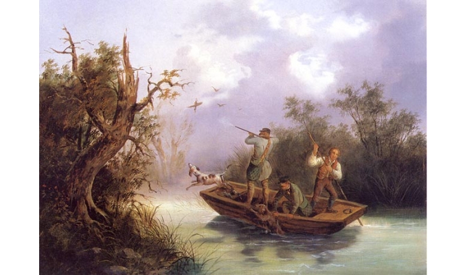 Wildentenjagd