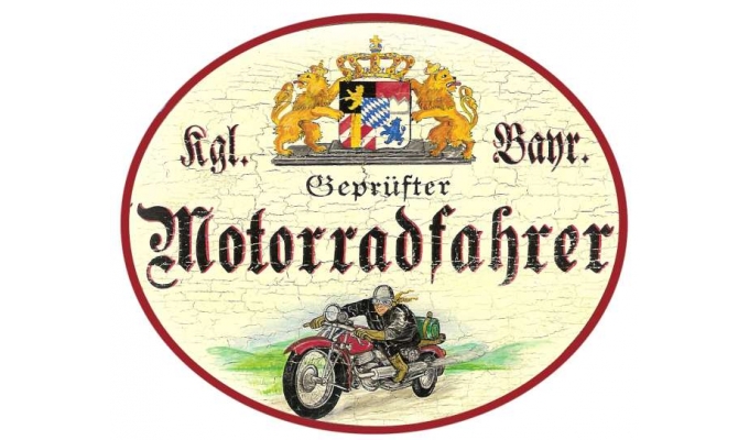 Motorradfahrer (Bayern)