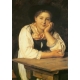 Dirndl am Tisch