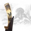 Jagdmesser mit Auerhahngravur
