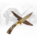 Jagdmesser mit Steinbockgravur